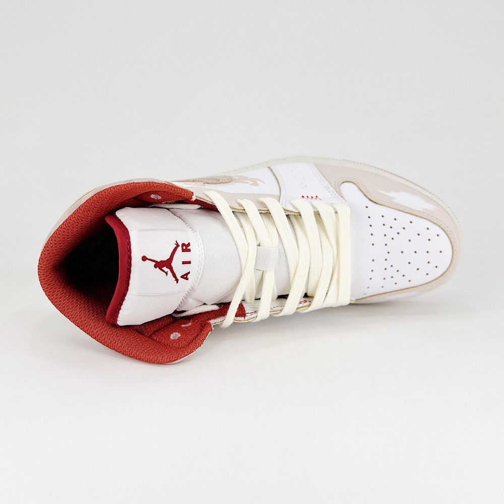 Air Jordan 1 Mid Year Of The Snake Red