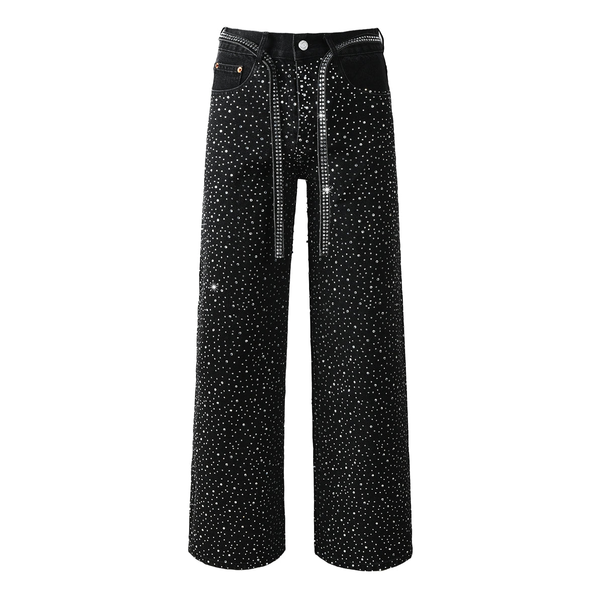 Purple Brand Crystal Diamond Jeans #9128