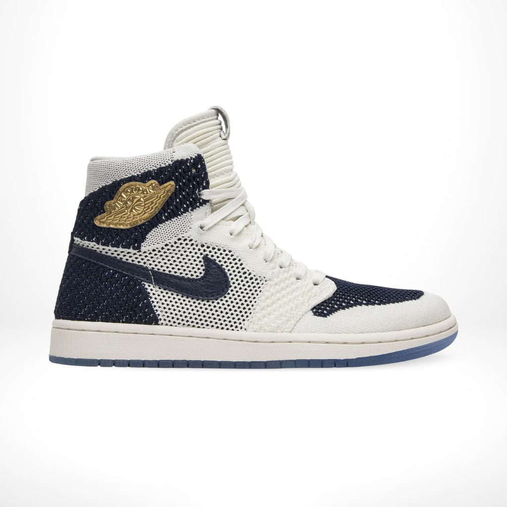 Air Jordan 1 Retro High OG Flyknit Re2pect Sail Navy