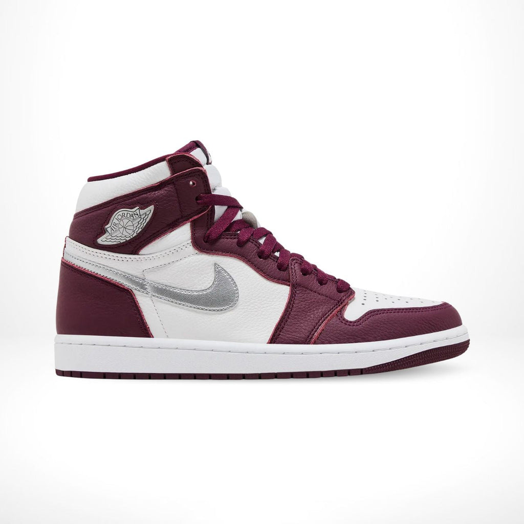 Air Jordan 1 Retro High OG Bordeaux Silver White 2021