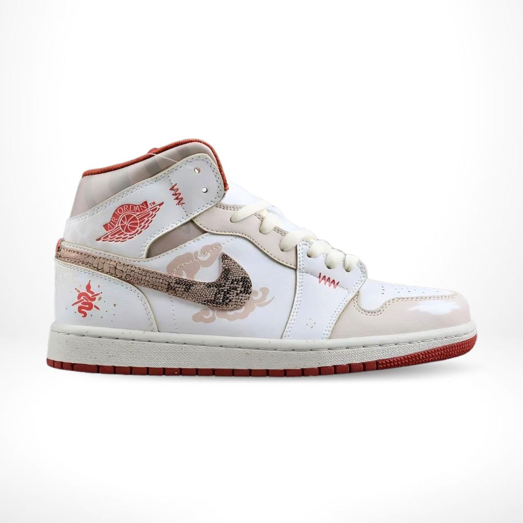 Air Jordan 1 Mid Year Of The Snake Red