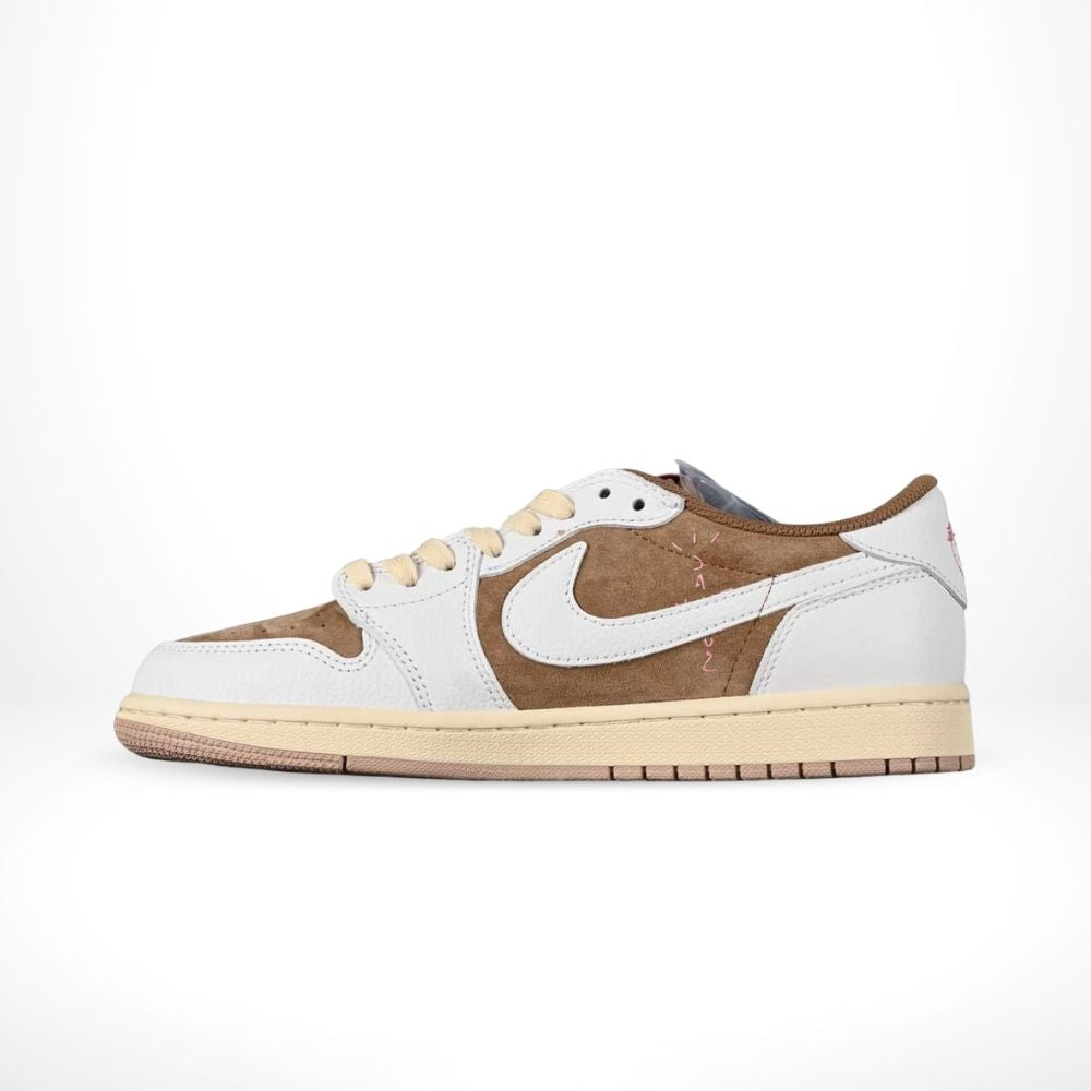 Air Jordan 1 Retro Low OG x Travis Scott Sail Shy Pink