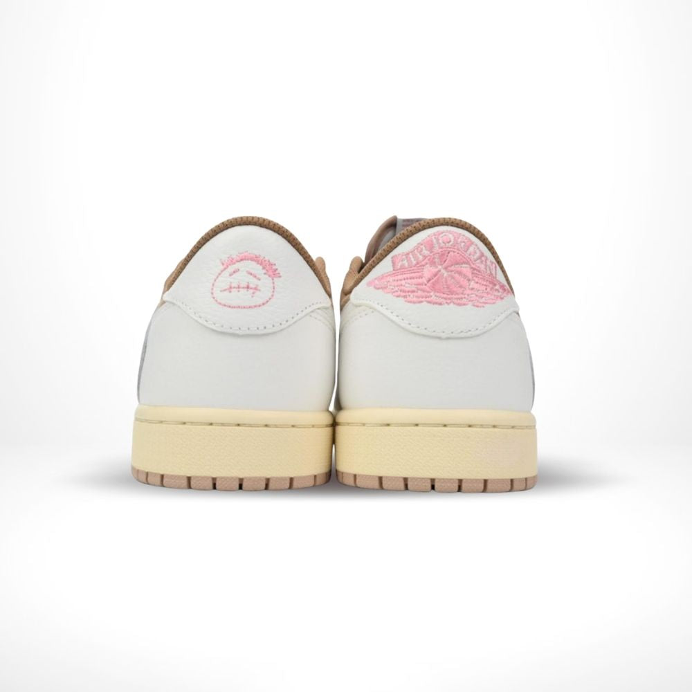 Air Jordan 1 Retro Low OG x Travis Scott Sail Shy Pink